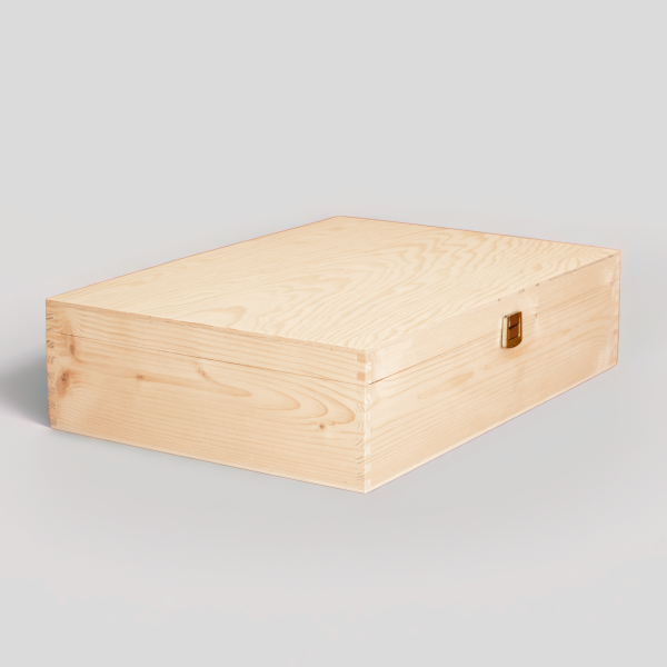 Holzkassette im Format A4