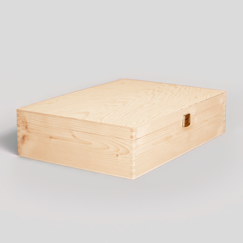 Holzkassette im Format A4